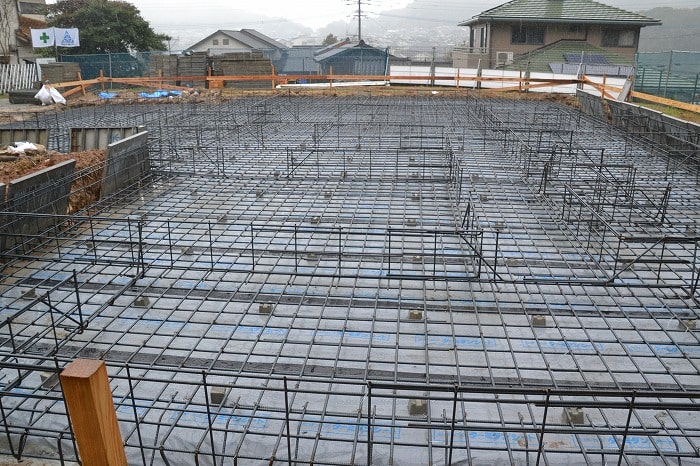 「筑紫野市04」注文住宅現場リポート②【基礎工事】【配筋】