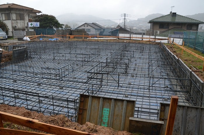 「筑紫野市04」注文住宅現場リポート②【基礎工事】【配筋】