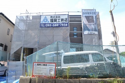 福岡市南区老司01　注文住宅建築現場リポート⑩