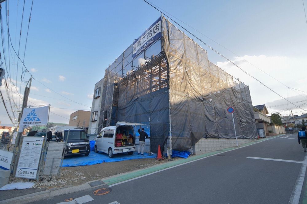 「福岡市南区市崎01」注文住宅現場リポート②【上棟式】