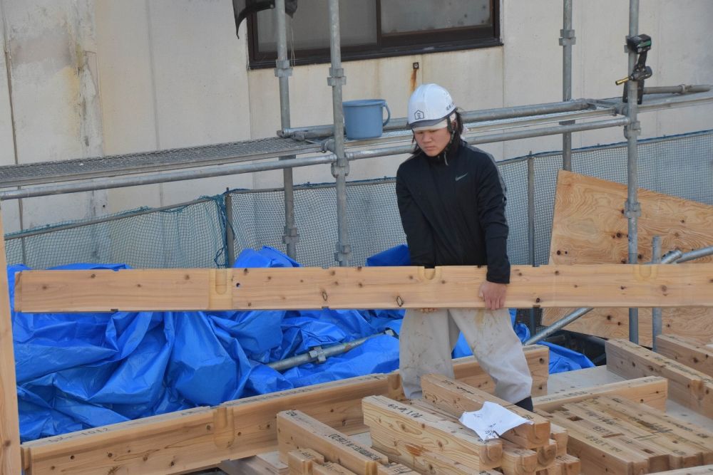 「福岡市南区市崎01」注文住宅現場リポート②【上棟式】