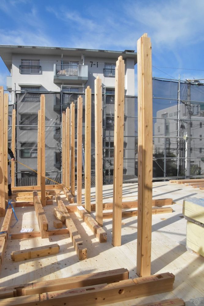 「福岡市南区市崎01」注文住宅現場リポート②【上棟式】