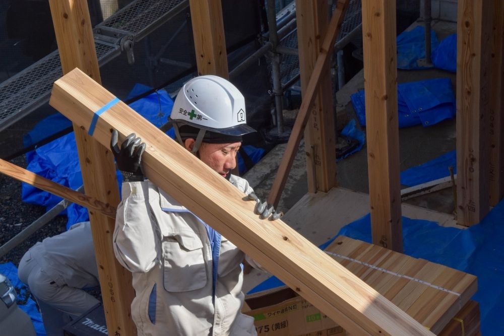 「福岡市南区市崎01」注文住宅現場リポート②【上棟式】