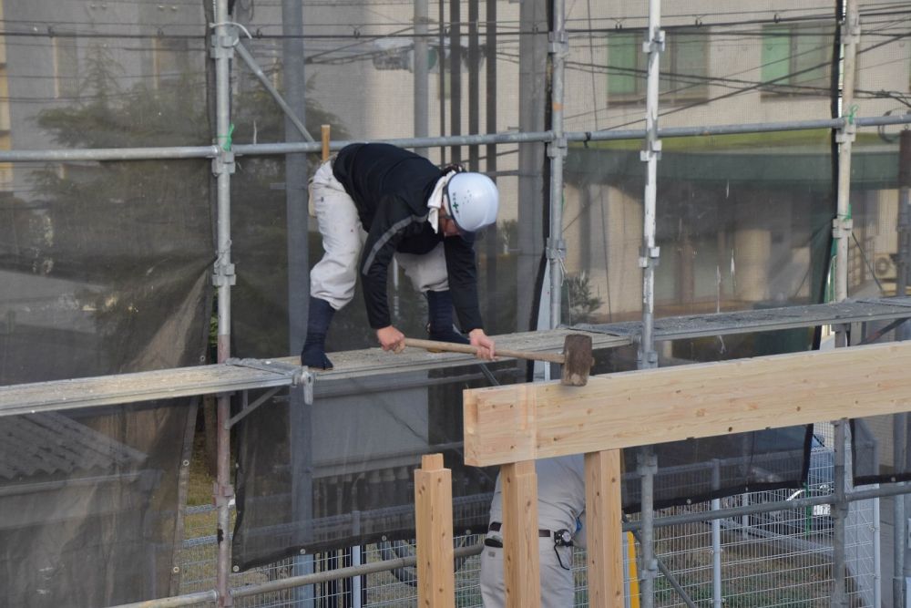 「福岡市南区市崎01」注文住宅現場リポート②【上棟式】