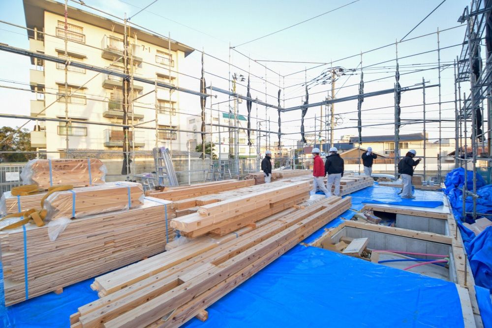 「福岡市南区市崎01」注文住宅現場リポート②【上棟式】