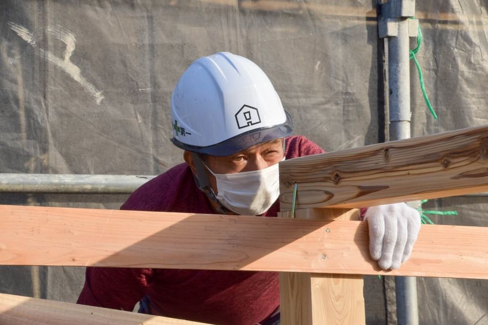 「福岡市南区市崎01」注文住宅現場リポート②【上棟式】