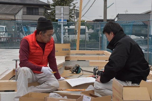 「太宰府市03」注文住宅現場リポート③【木工事】【土台敷き】