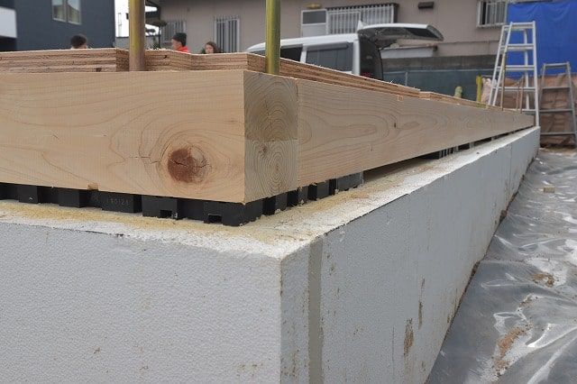 「太宰府市03」注文住宅現場リポート③【木工事】【土台敷き】