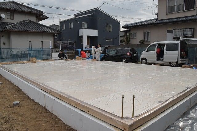 「太宰府市03」注文住宅現場リポート③【木工事】【土台敷き】