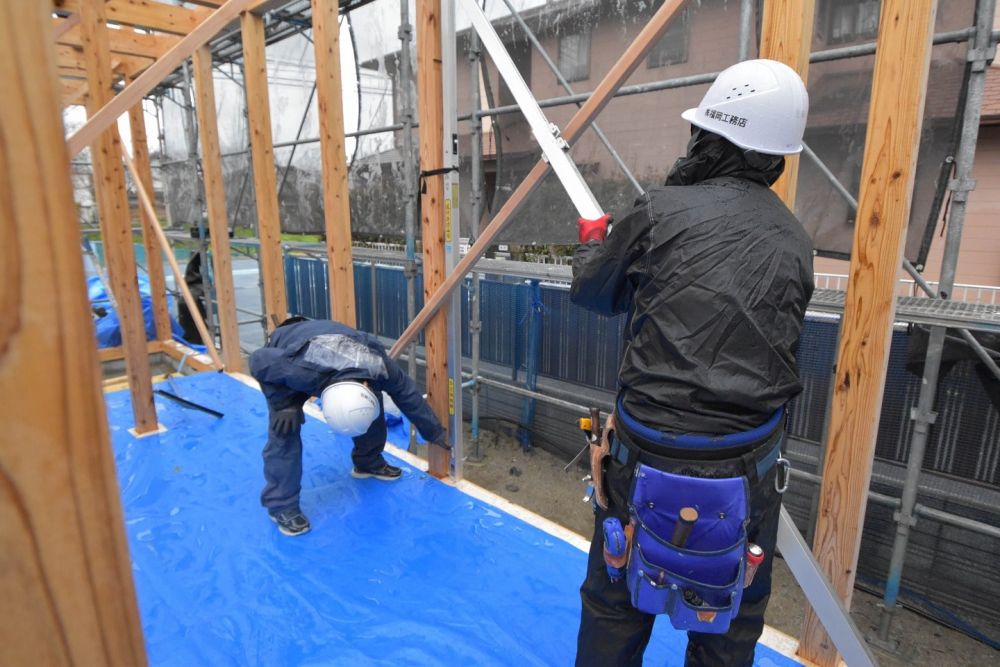 福岡県糸島市04　注文住宅建築現場リポート④　～上棟式～