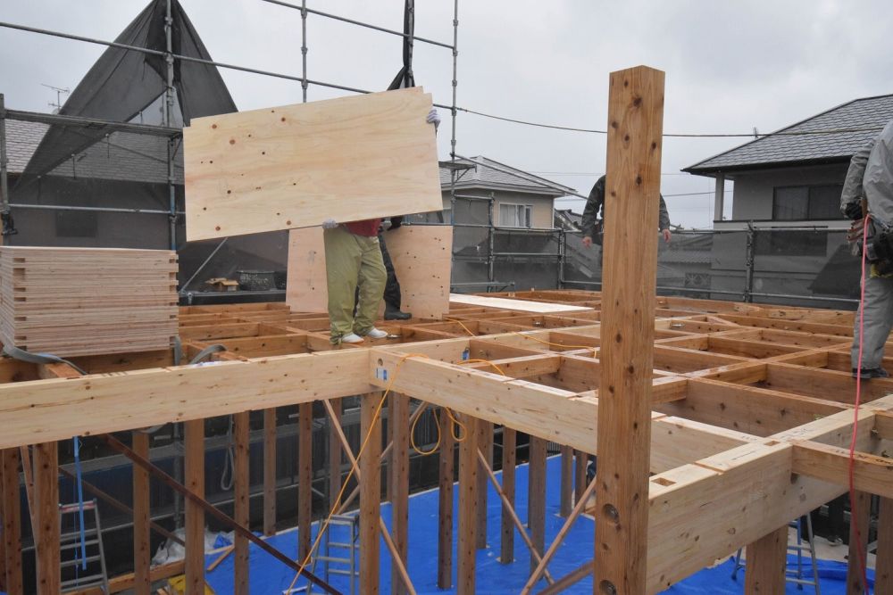 福岡県糸島市04　注文住宅建築現場リポート④　～上棟式～