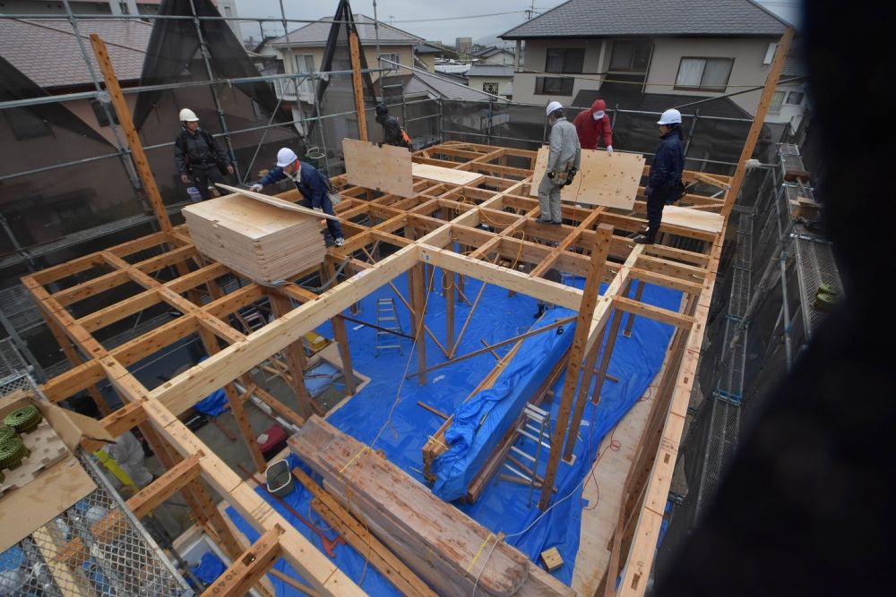 福岡県糸島市04　注文住宅建築現場リポート④　～上棟式～