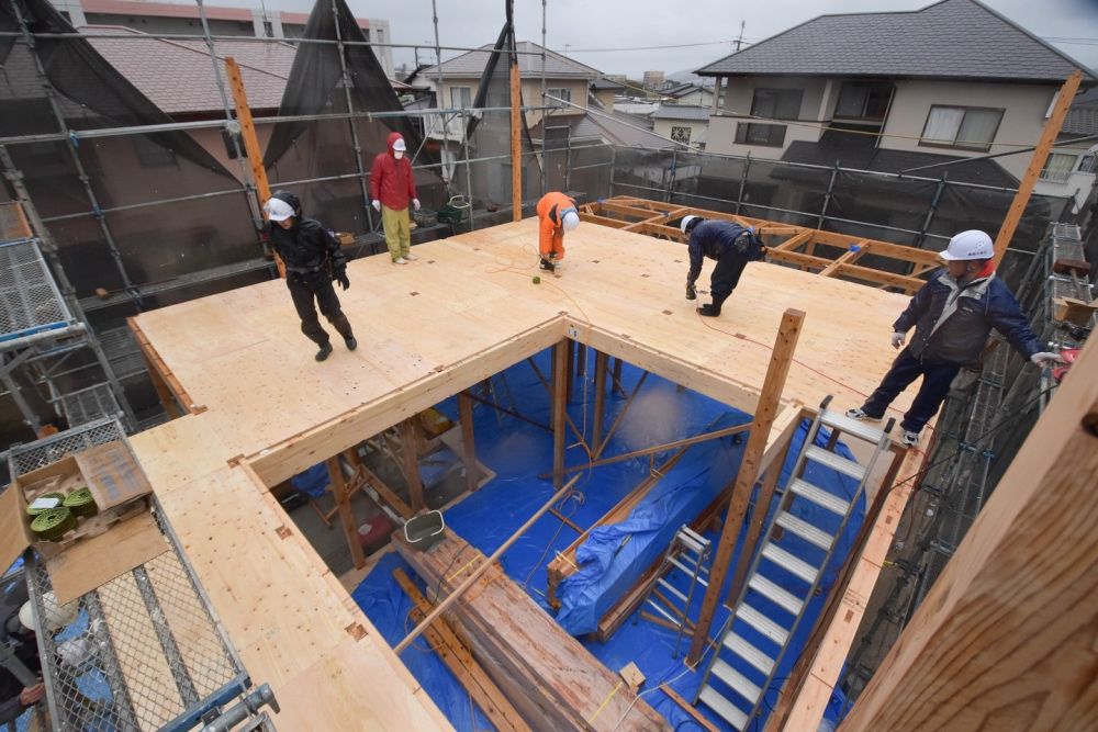 福岡県糸島市04　注文住宅建築現場リポート④　～上棟式～