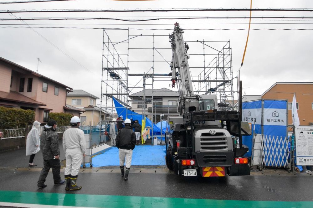 福岡県糸島市04　注文住宅建築現場リポート④　～上棟式～