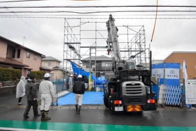 福岡県糸島市04　注文住宅建築現場リポート④　～上棟式～