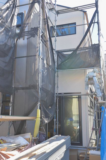 「福岡市早良区曙01」注文住宅現場リポート⑦【外装工事】【サイディング】