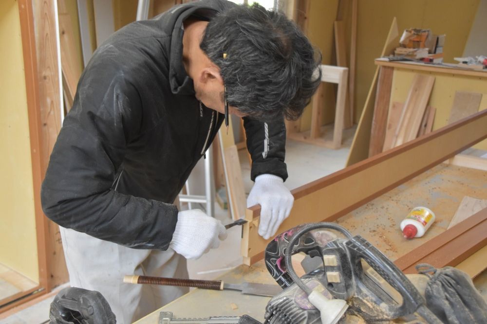 「太宰府市09」注文住宅現場リポート⑥【木工事】【建具】