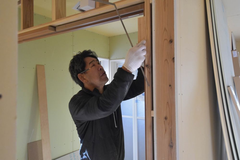 「太宰府市09」注文住宅現場リポート⑥【木工事】【建具】
