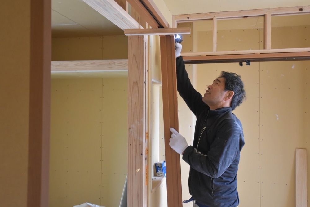 「太宰府市09」注文住宅現場リポート⑥【木工事】【建具】