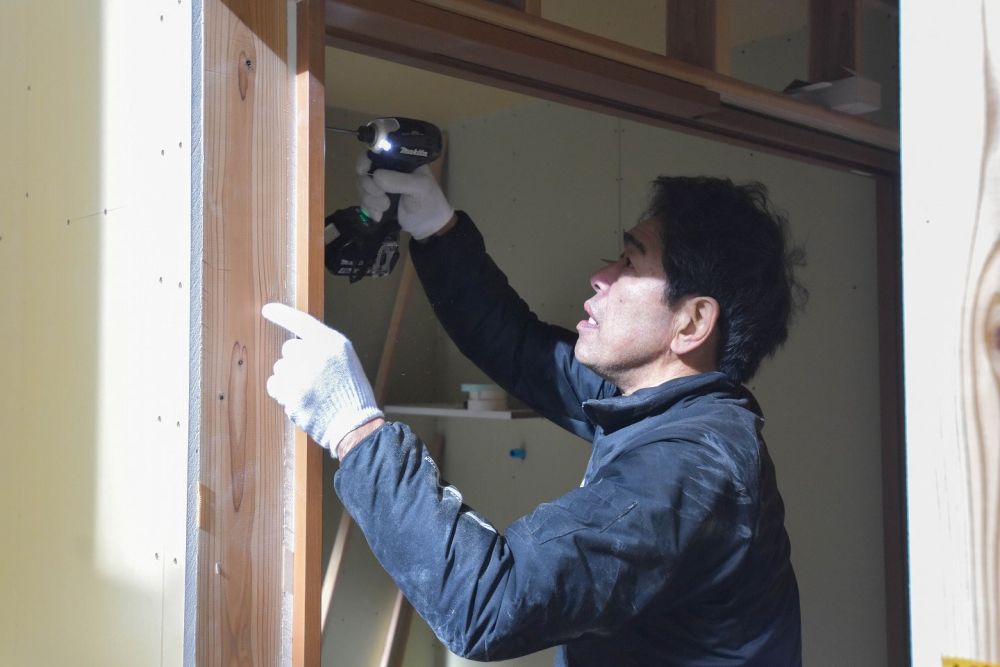 「太宰府市09」注文住宅現場リポート⑥【木工事】【建具】