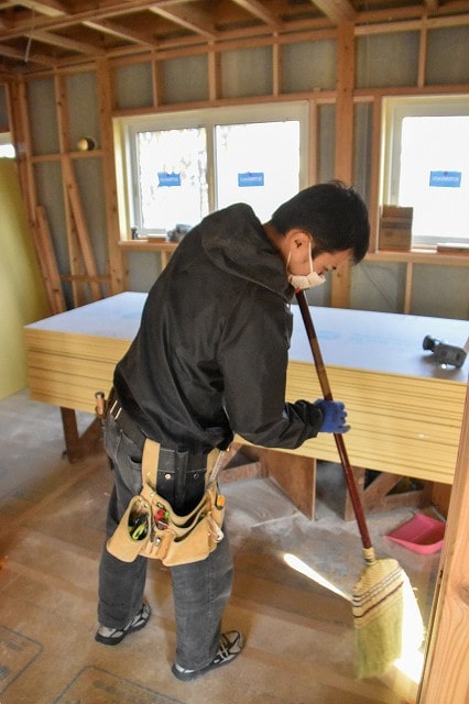 「福岡市東区08」注文住宅現場リポート⑦【木工事】【石膏ボード】