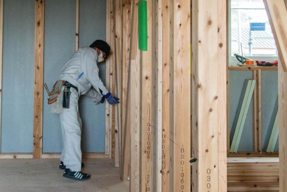 「福津市東福間01」注文住宅現場リポート⑤【木工事】【下地】