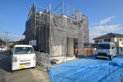 福岡県那珂川市08　注文住宅建築現場リポート⑥　～木工事・石膏ボード張り～