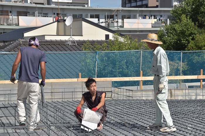 「福岡市南区11」注文住宅現場リポート③【基礎工事】【配筋】