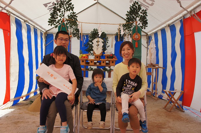 「福岡市南区皿山02」注文住宅現場リポート①【地鎮祭】