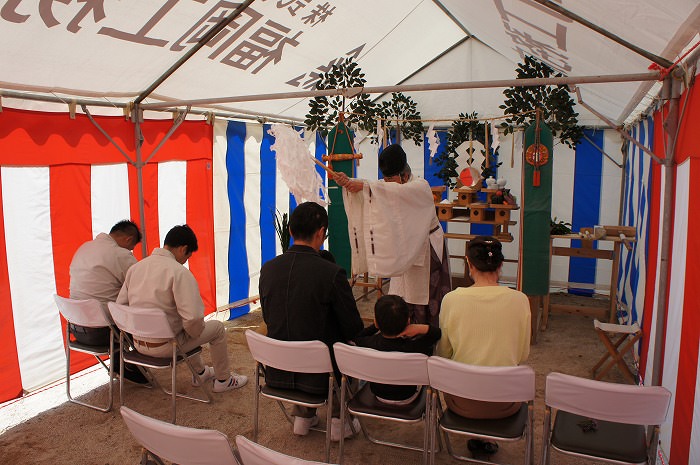 「福岡市南区皿山02」注文住宅現場リポート①【地鎮祭】