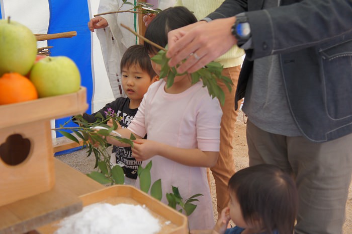 福岡市南区皿山02　注文住宅建築現場リポート①　～地鎮祭～