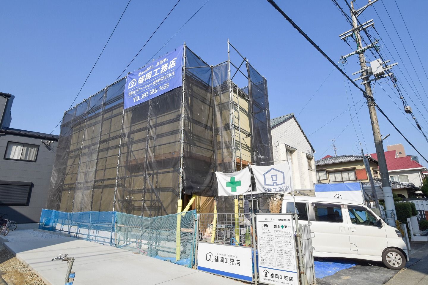 「福岡市城南区12」注文住宅現場リポート④【木工事】