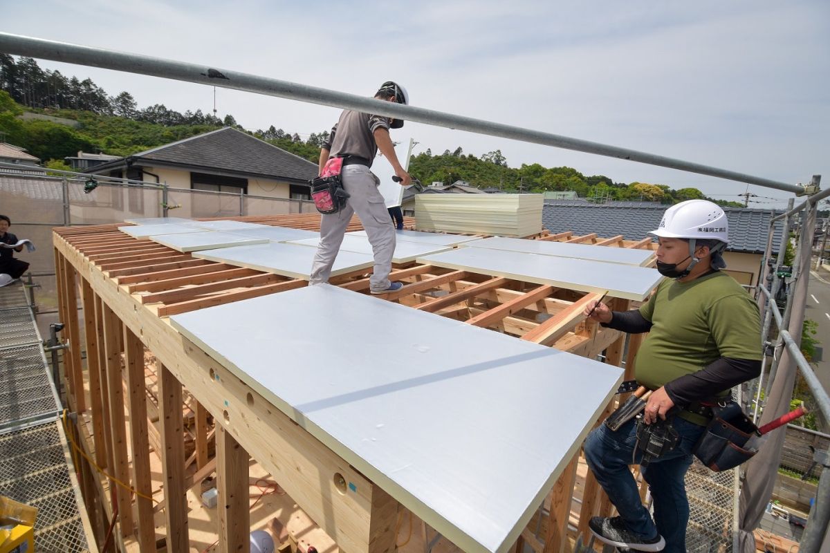 福岡県筑紫野市10　注文住宅建築現場リポート④　～上棟式・後編〜