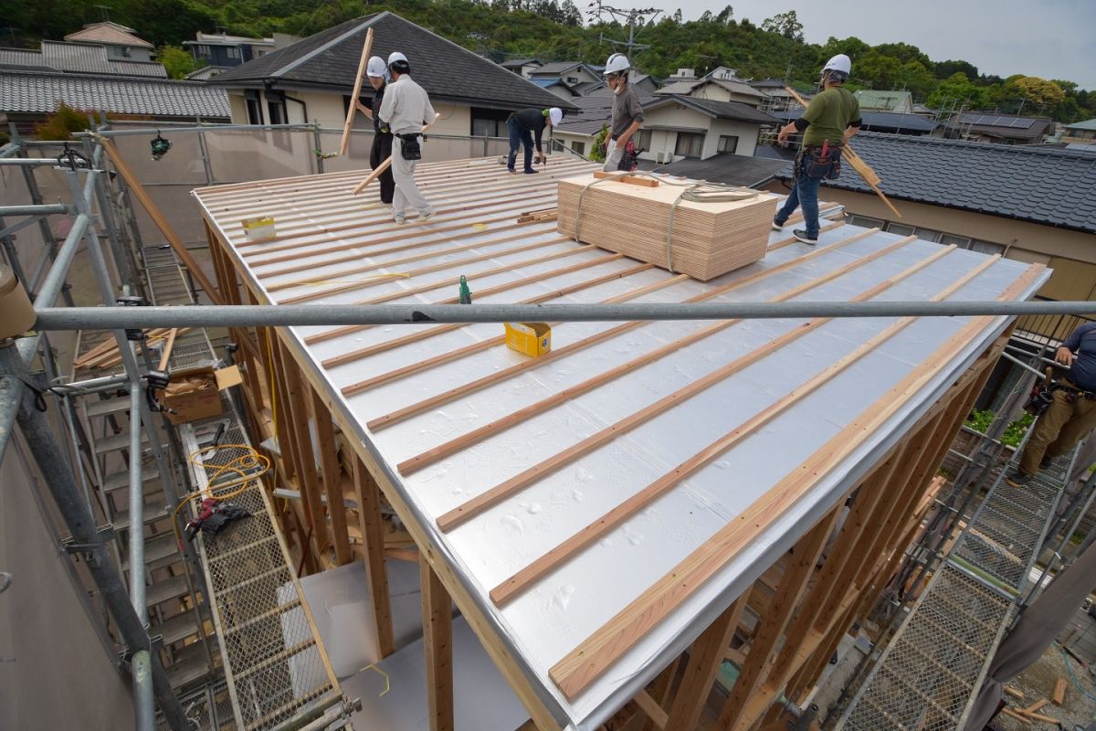 福岡県筑紫野市10　注文住宅建築現場リポート④　～上棟式・後編〜