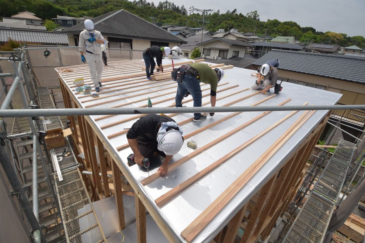 福岡県筑紫野市10　注文住宅建築現場リポート④　～上棟式・後編〜