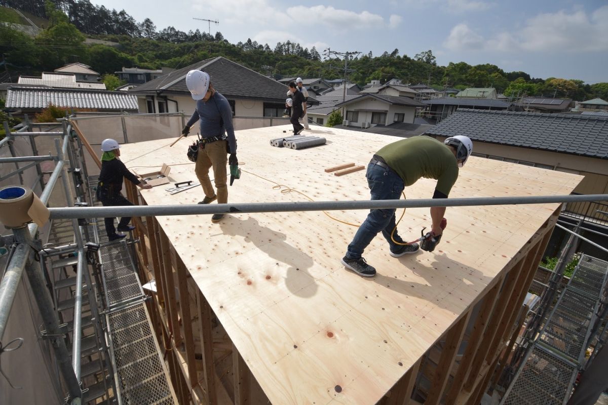 福岡県筑紫野市10　注文住宅建築現場リポート④　～上棟式・後編〜