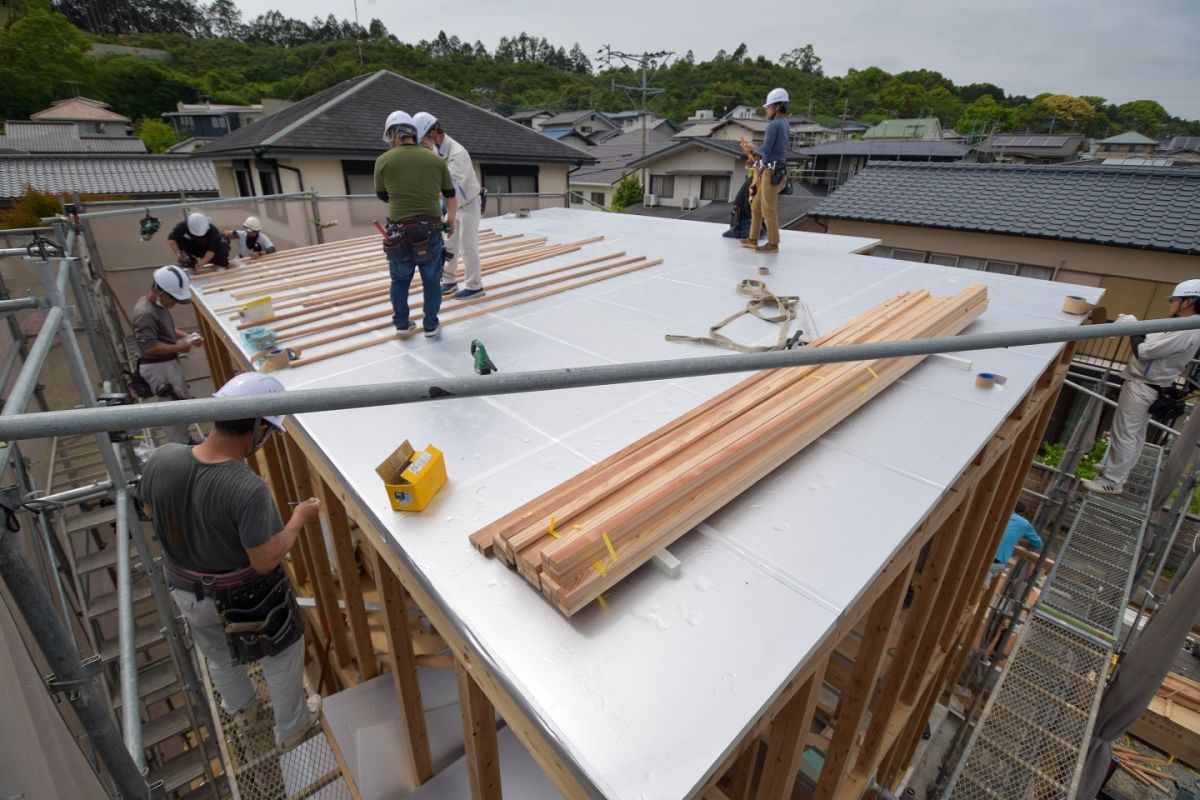 福岡県筑紫野市10　注文住宅建築現場リポート④　～上棟式・後編〜