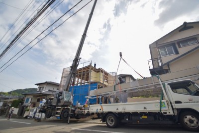 福岡県筑紫野市10　注文住宅建築現場リポート④　～上棟式・後編〜