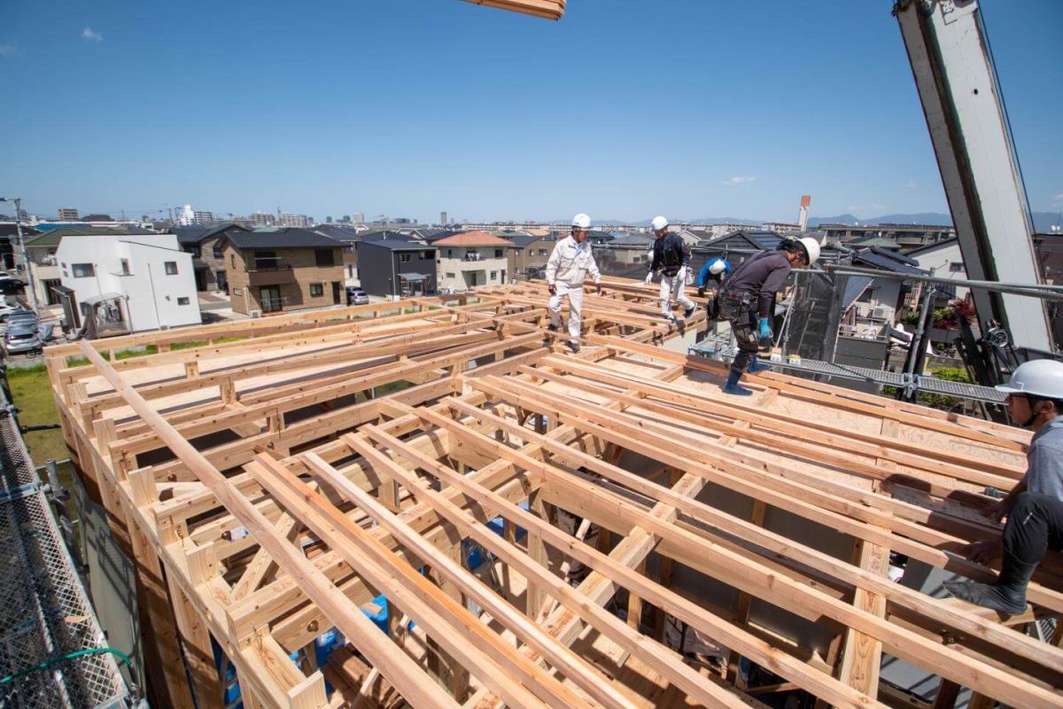 福岡県福岡市早良区10　注文住宅建築現場リポート③　～上棟式・後編～