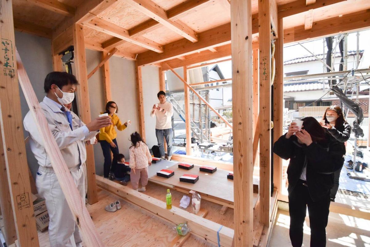 「福岡市早良区10」注文住宅現場リポート③【上棟式】
