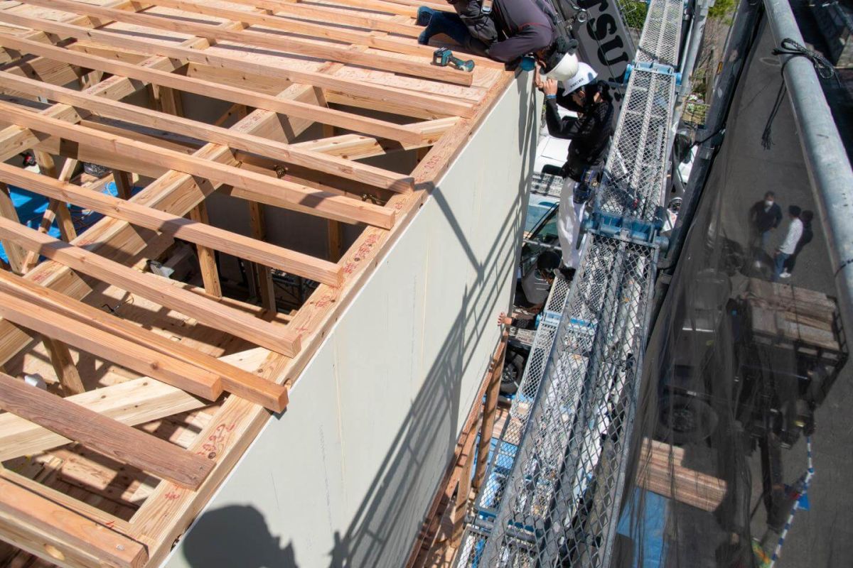 「福岡市早良区10」注文住宅現場リポート③【上棟式】