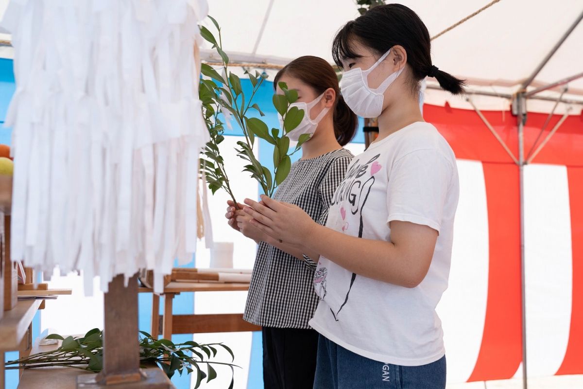 福岡県福岡市西区09　注文住宅建築現場リポート①　～地鎮祭～