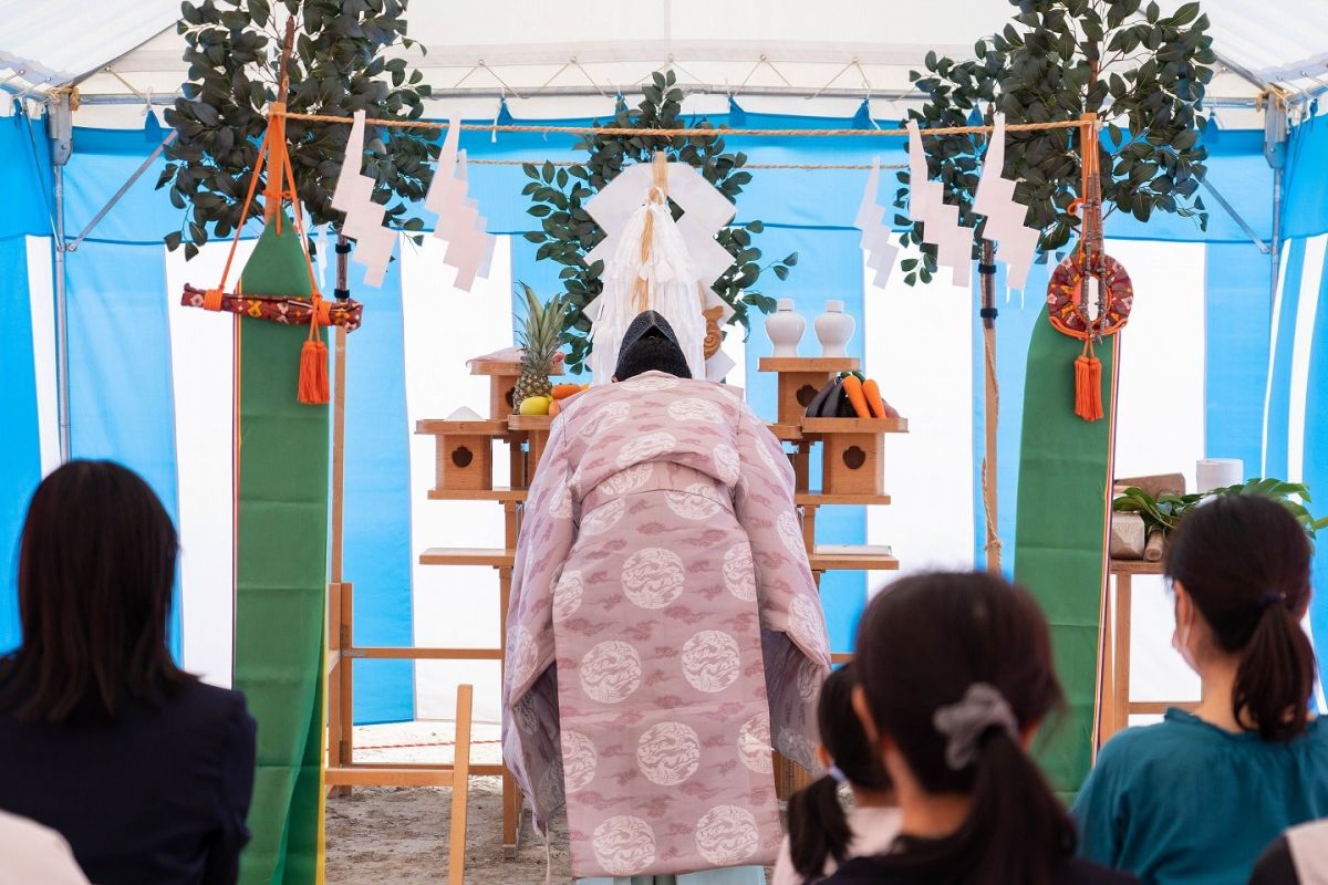 「福岡市西区09」注文住宅現場リポート①【地鎮祭】