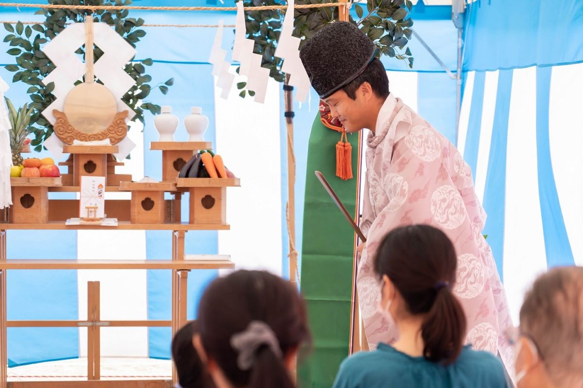 「福岡市西区09」注文住宅現場リポート①【地鎮祭】