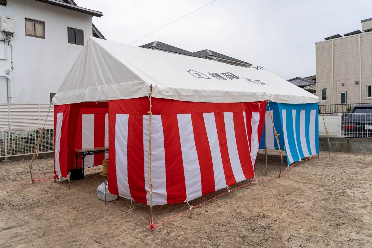 福岡県福岡市西区09　注文住宅建築現場リポート①　～地鎮祭～