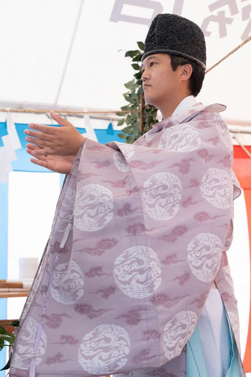 「福岡市西区09」注文住宅現場リポート①【地鎮祭】