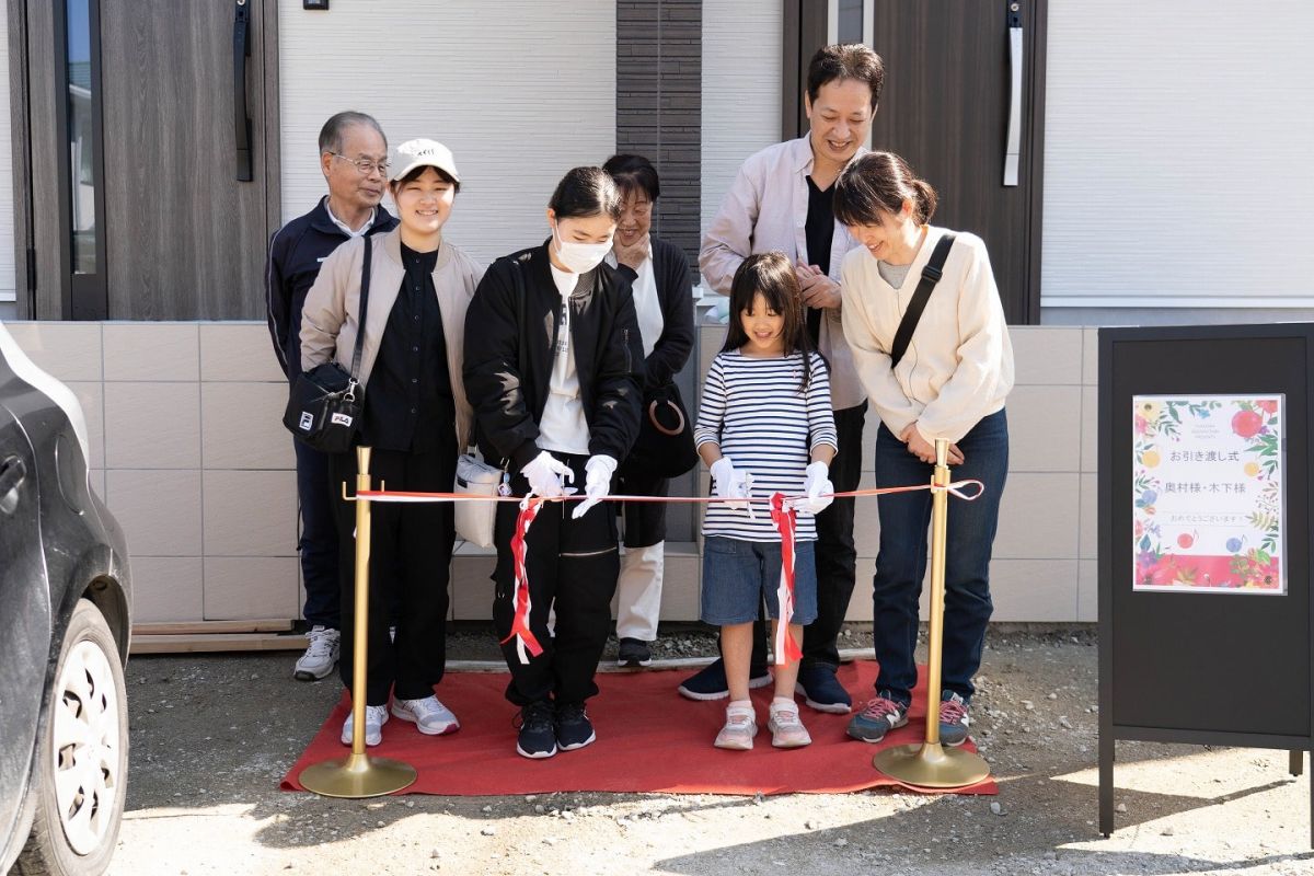 福岡県福岡市西区09　注文住宅建築現場リポート⑧　～お引き渡し式～