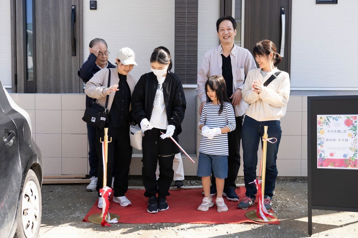 福岡県福岡市西区09　注文住宅建築現場リポート⑧　～お引き渡し式～