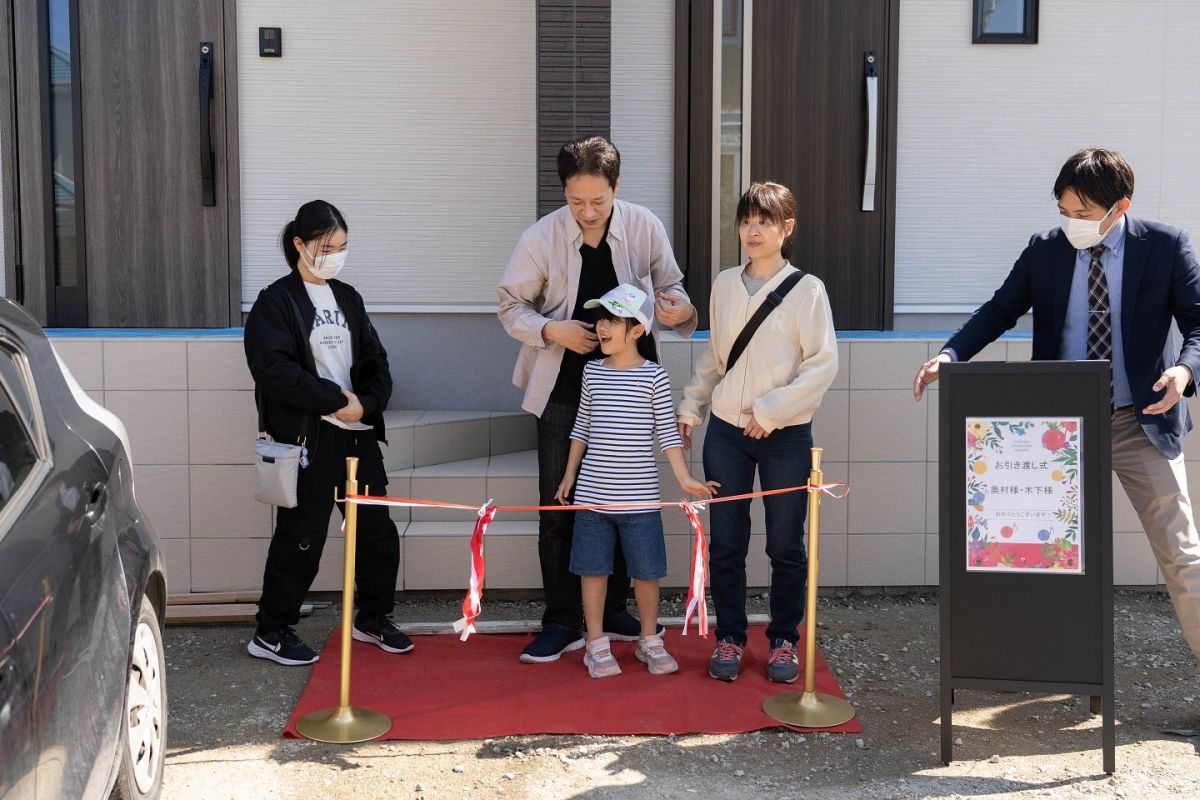 福岡県福岡市西区09　注文住宅建築現場リポート⑧　～お引き渡し式～