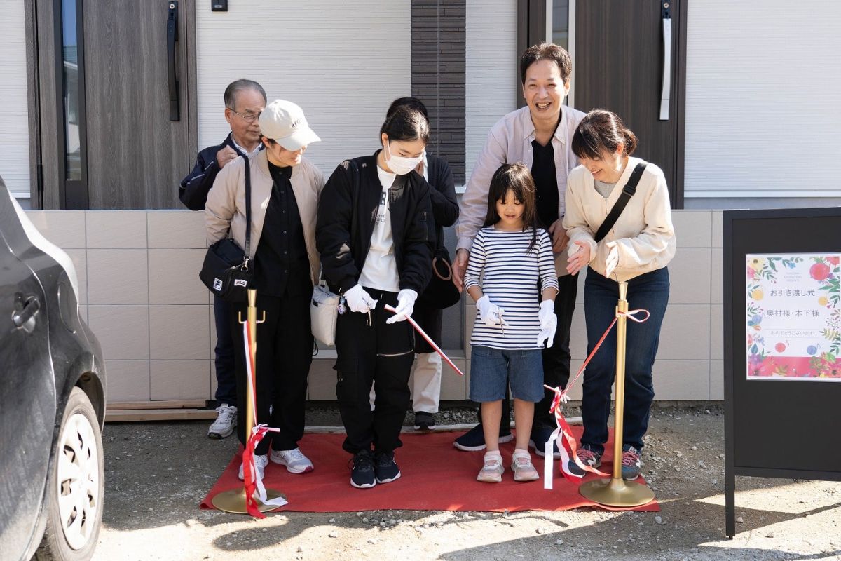 福岡県福岡市西区09　注文住宅建築現場リポート⑧　～お引き渡し式～